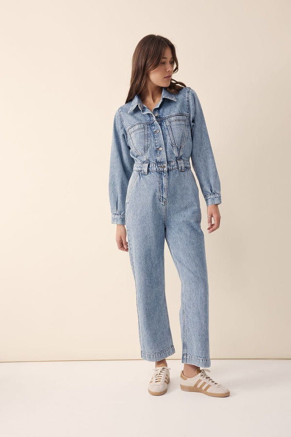 Classic Denim Jumpsuit - Mid Vintage