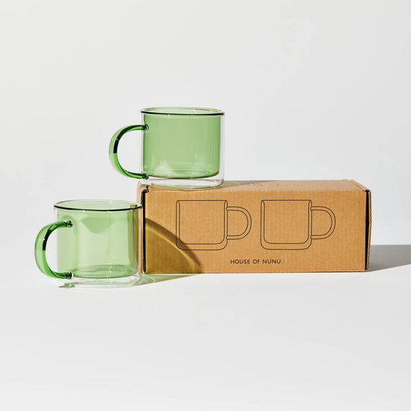 DOUBLE TROUBLE CUP SET IN GREEN