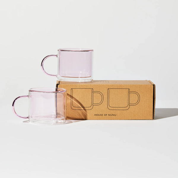 DOUBLE TROUBLE CUP SET IN PINK