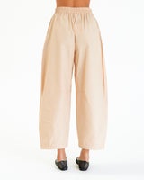Kana Barrel Leg Pant - Beige