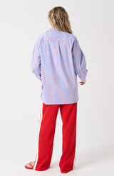 Darby Shirt - Cornflower multi stripe