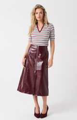 Zephyr Skirt - Cranberry