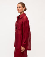 Catamaran Shirt - Wine
