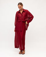 Catamaran Shirt - Wine