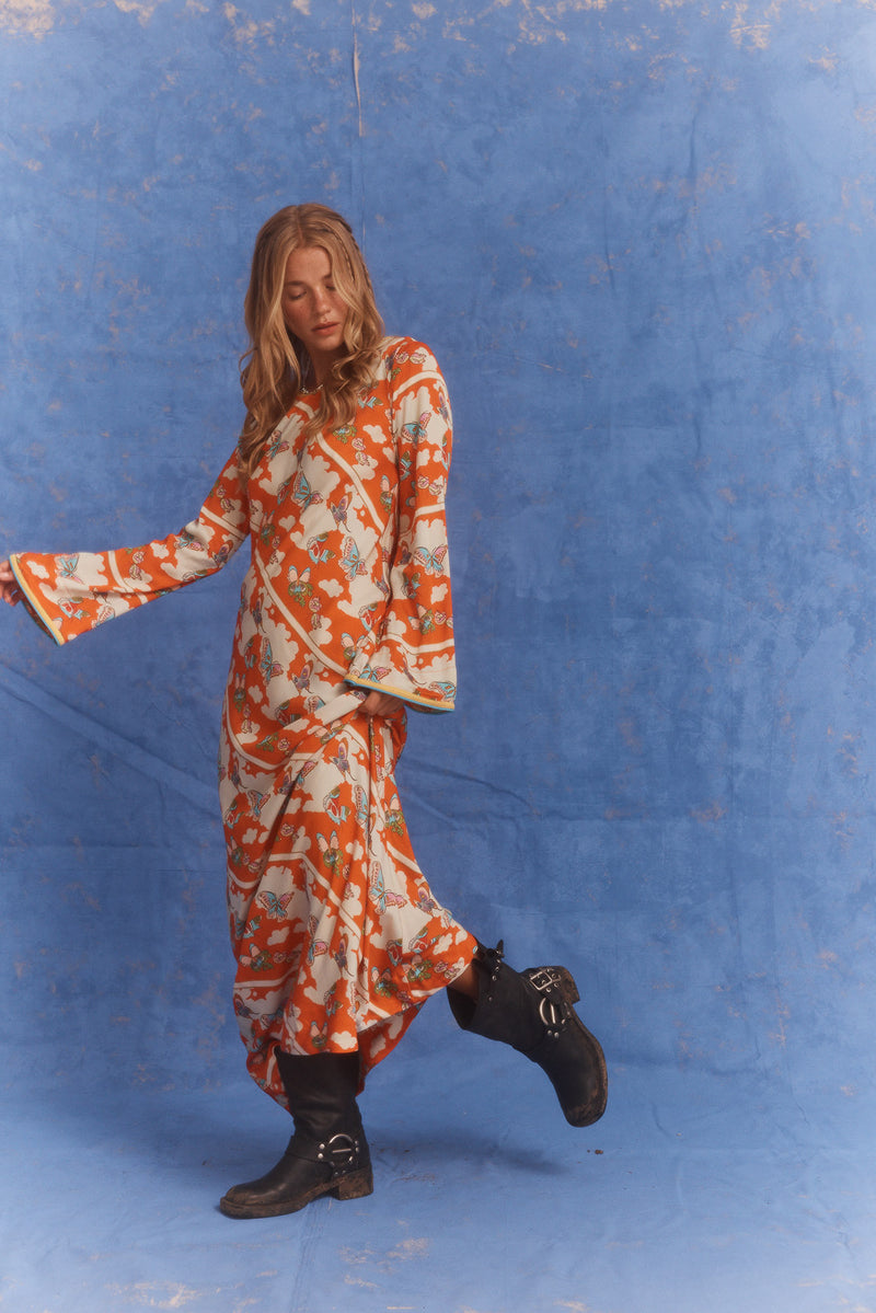 Farfalla Olive Dress