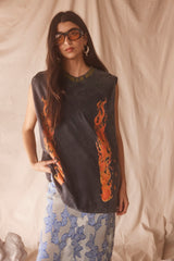 Flaming band Tank
