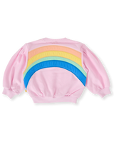 Over The Rainbow Puff Sleeve Sweater