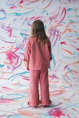 Organic Cord Shirt Jacket - Sorbet