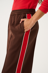 DUSTY PANT – TRUFFLE / RED