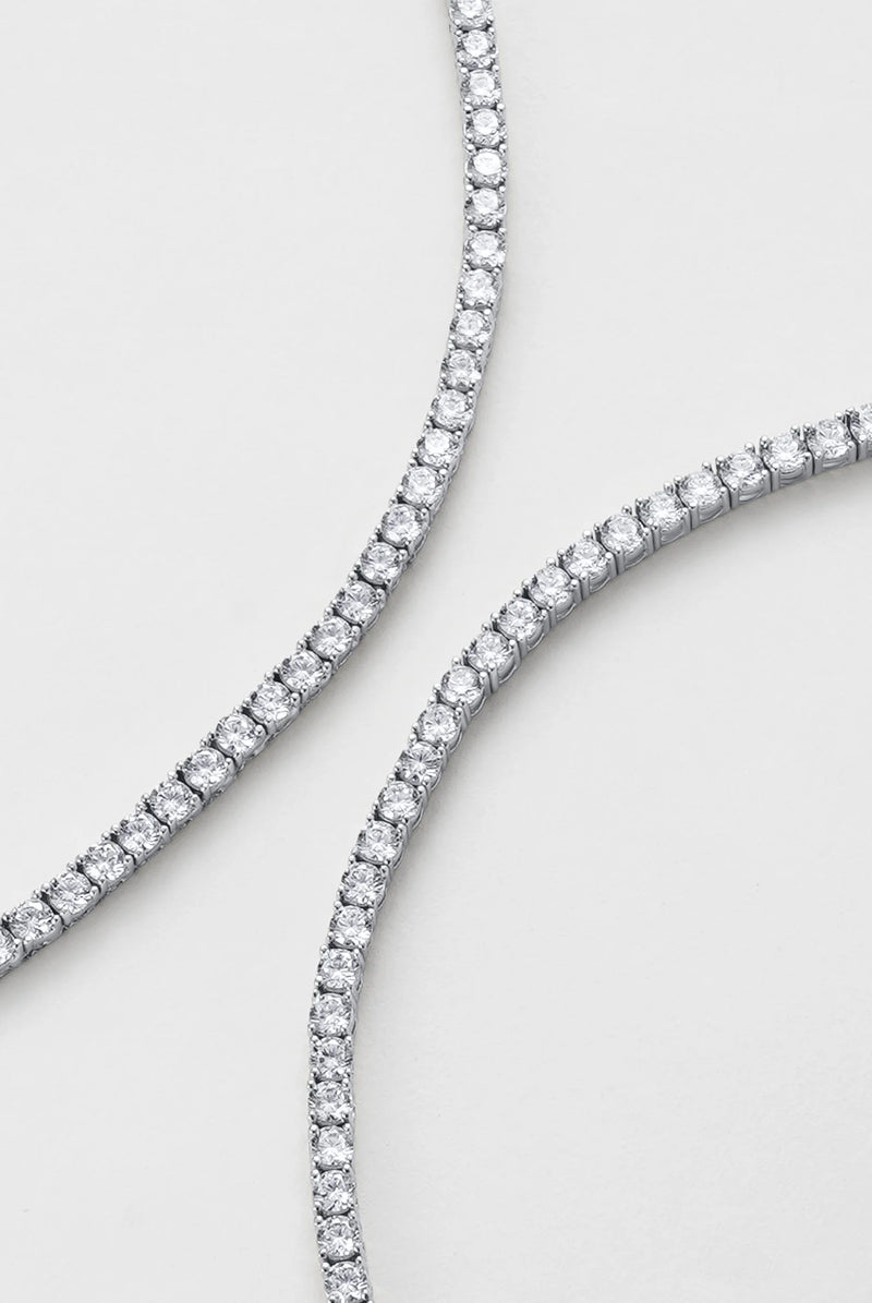 Cubic Zirconia Tennis Necklace