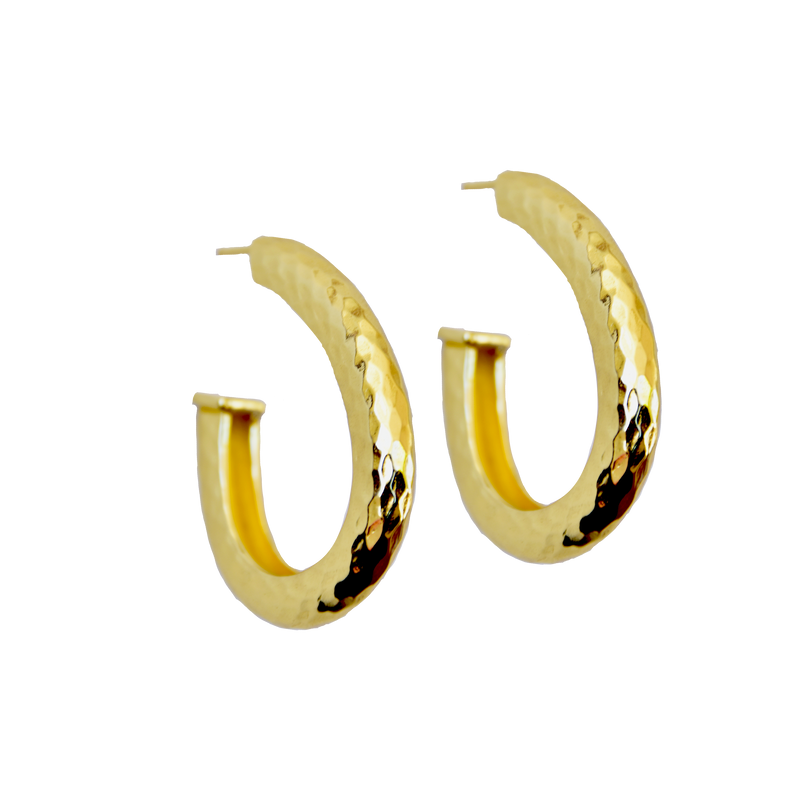 KITTY HOOPS | Gold