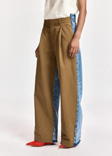 Krisp Fabric Mix Jeans