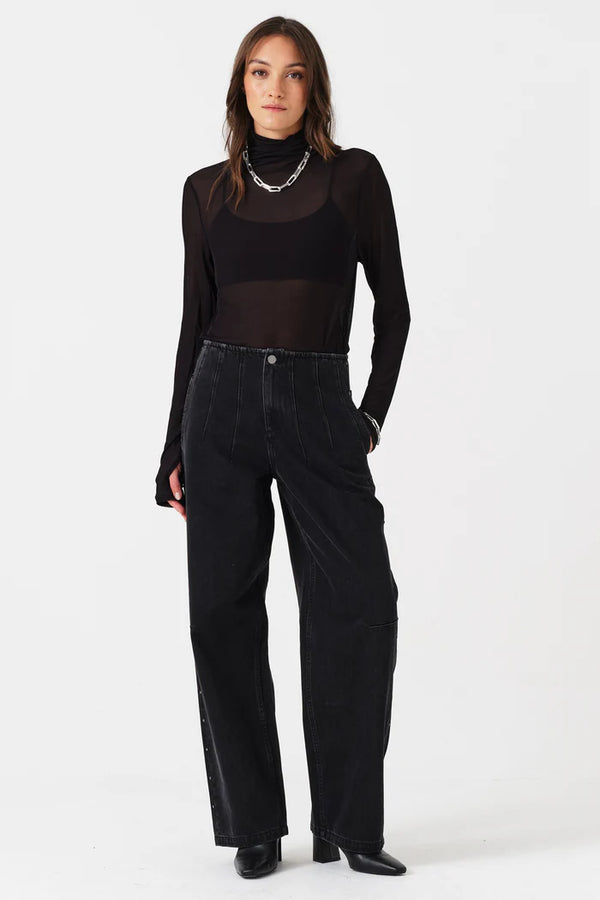 Noah Barrel Leg Studded Jean