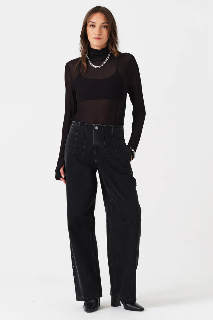 Noah Barrel Leg Studded Jean