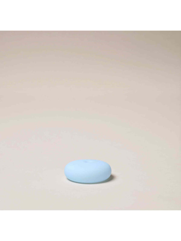 Frosted Glass Holder Small - Blue