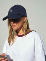 Pip Everyday Cap - navy/ecru stitch