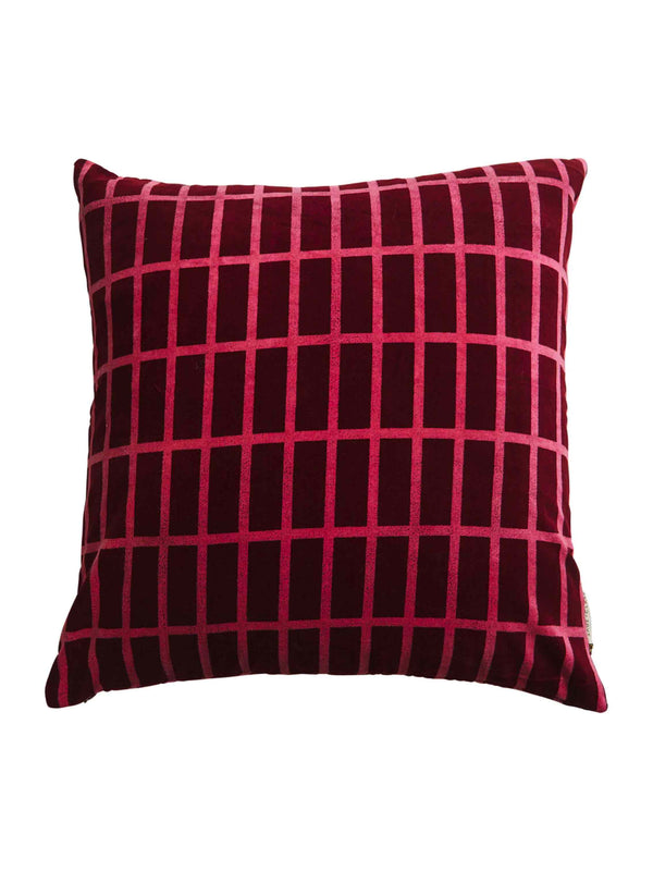Remi Velvet Cushion - Mahogany