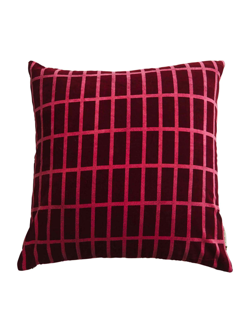 Remi Velvet Cushion - Mahogany