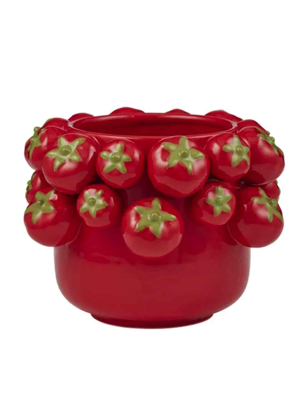 Pomodoro Ceramic Pot - Red