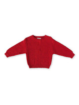 Organic Textured Boucle Knit Pull Over - Sauce