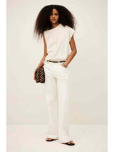 ALLIA short-sleeved T-shirt - ECRU