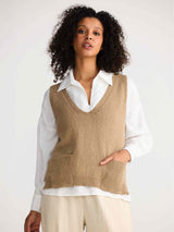 Tribeca Vest - Stone