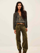 Kross Blouse - Kaki