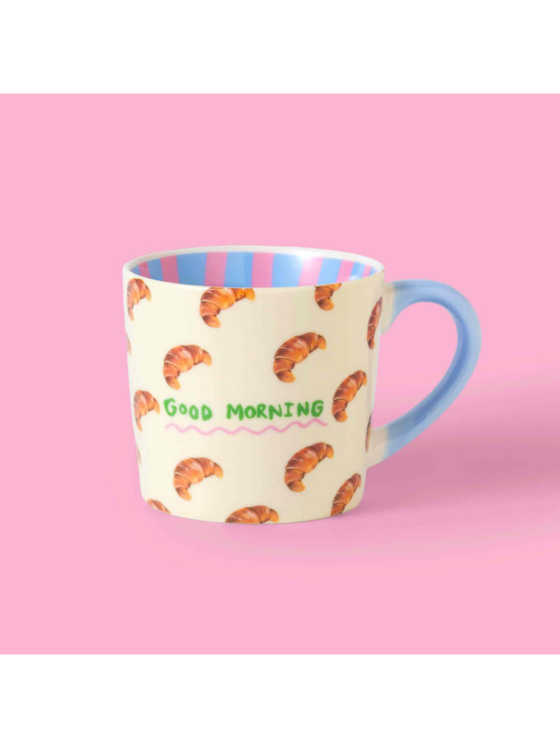 Good Morning Croissant Mug