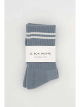 Boyfriend Socks - Blue Grey