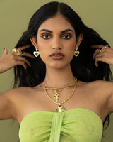 SURI Earrings | Green Aventurine