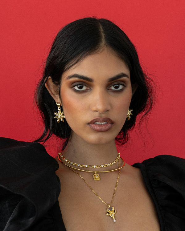 PARI Earrings | Gold