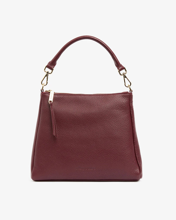 Mini Corinna - Burgundy Pebble