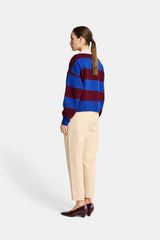Nicole Sweater - Pinot / Colbalt