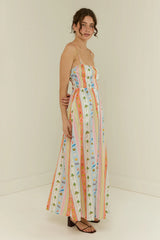 West Dress - Tropical Stripe