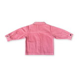 Organic Cord Shirt Jacket - Sorbet