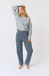 Aurora Knit Cardi - Grey Marle