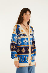 Mystical Ainika Buttoned Knit Cardigan