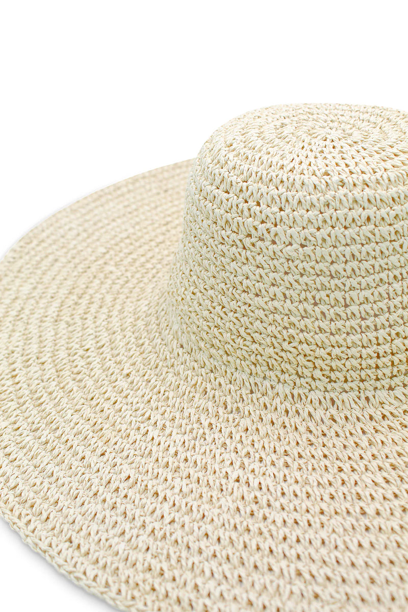 Sabrina Floppy Hat in Natural