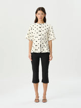 Janis Top - Heirloom Dot
