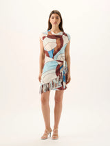 REMY FRINGED MINI DRESS