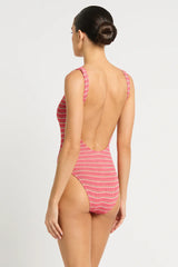 Mara One Piece - Watermelon Stripe