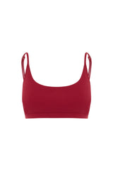 Sporty Crop - Carmine Red