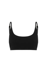 Sporty Crop - Midnight Black