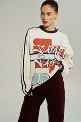 BLEU 55 LS TEE - VINTAGE WHITE