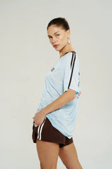 V NECK JERSEY TEE - ICEL