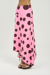 FRENCHIE MIDI SKIRT - BIG DOTTY