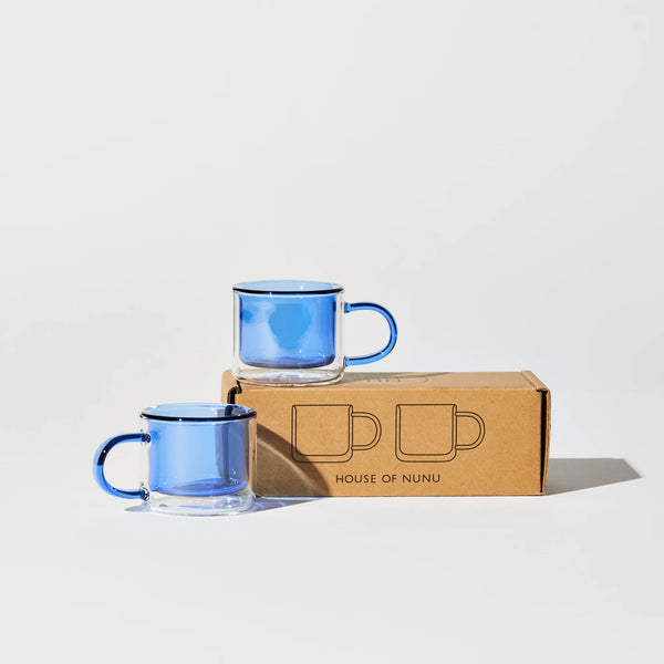 SHORTY ESPRESSO CUP SET IN BLUE
