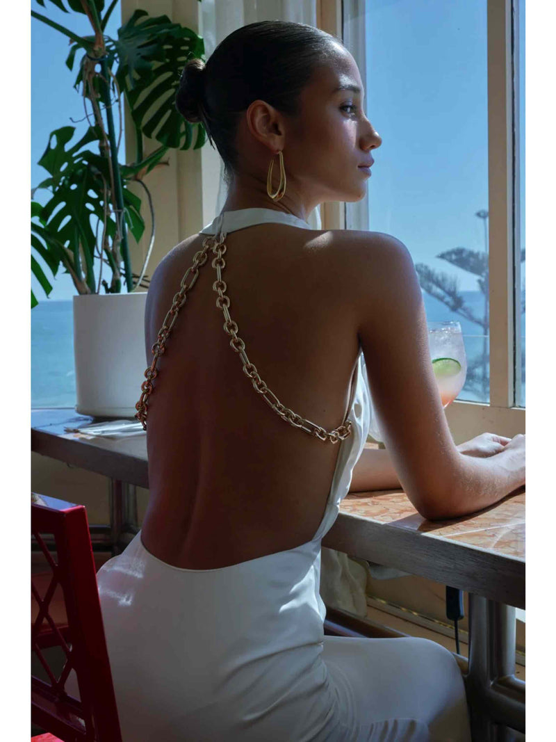 Silvana Dress - Oyster