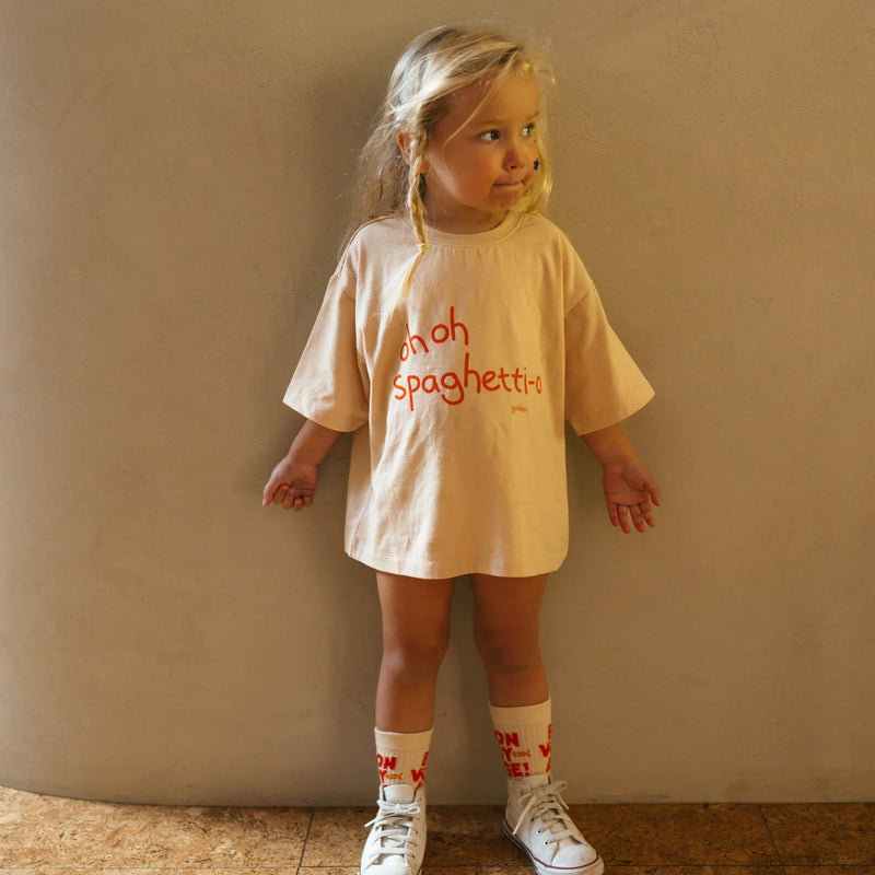 Spaghetti-O Mid Sleeve Tee Honey