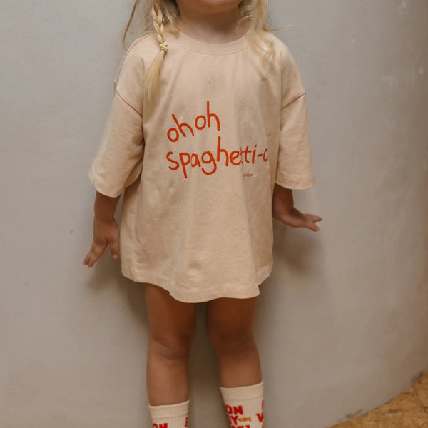 Spaghetti-O Mid Sleeve Tee Honey